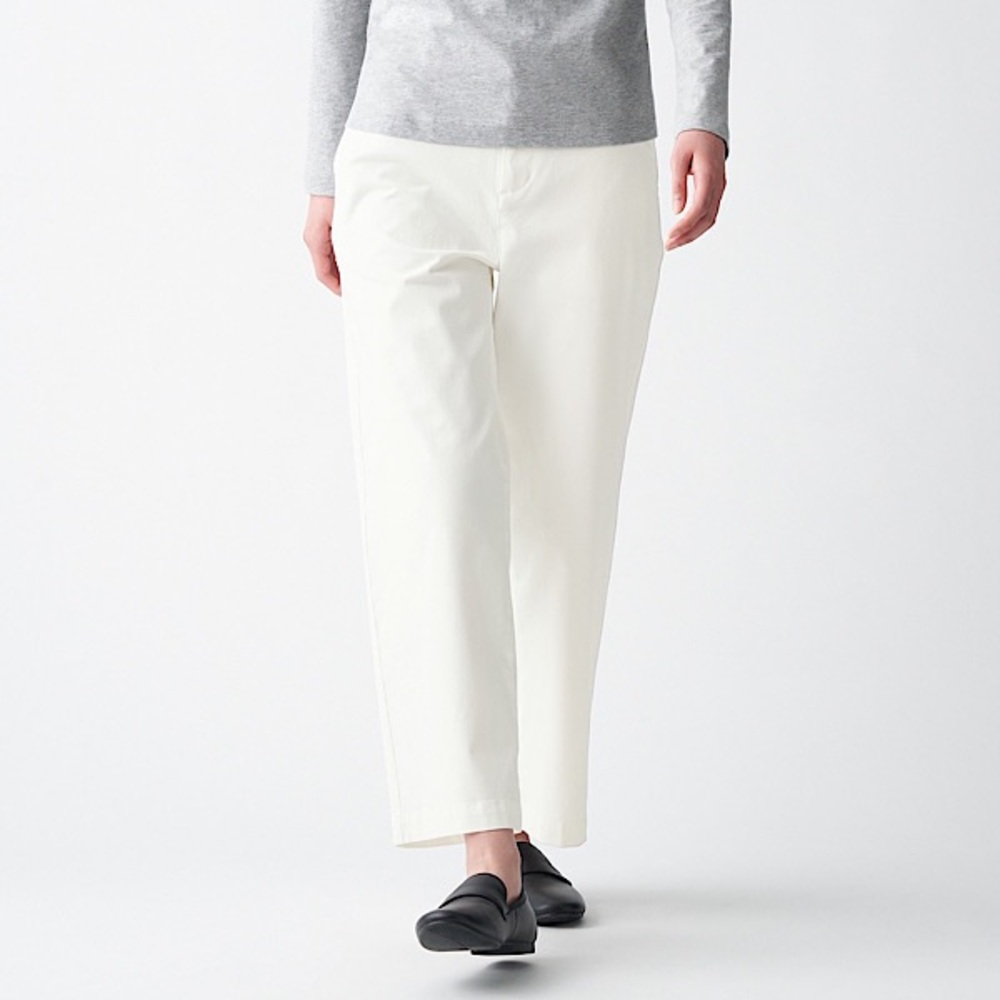 Muji Stretch Chino Wide Pants